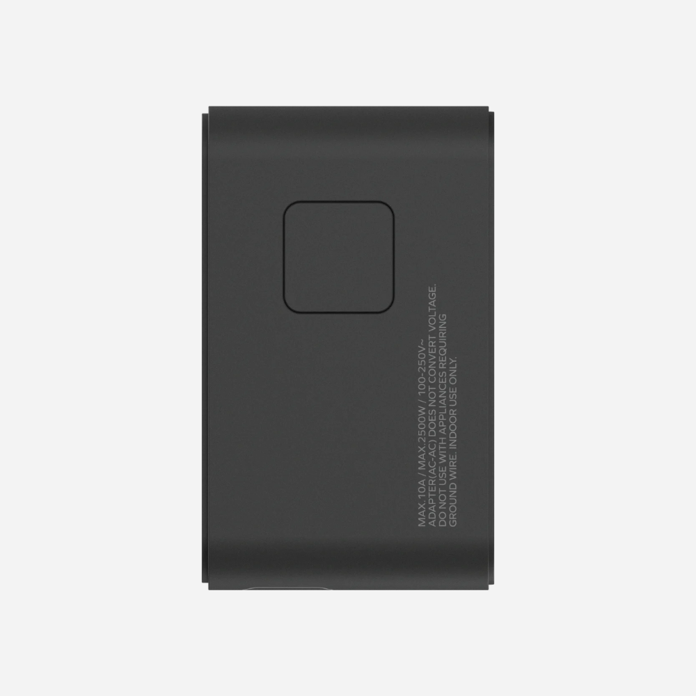 1-World 3-Port GaN + AC Travel Adapter 70W