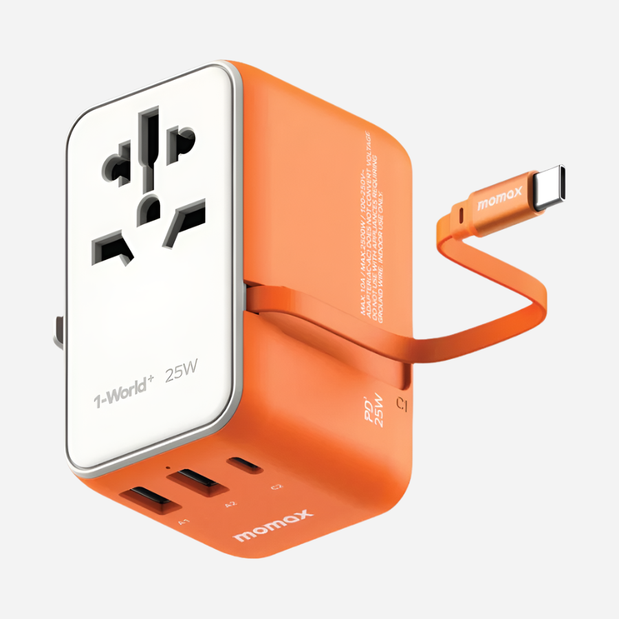 1-World 3-Port Wall Chargers 25W