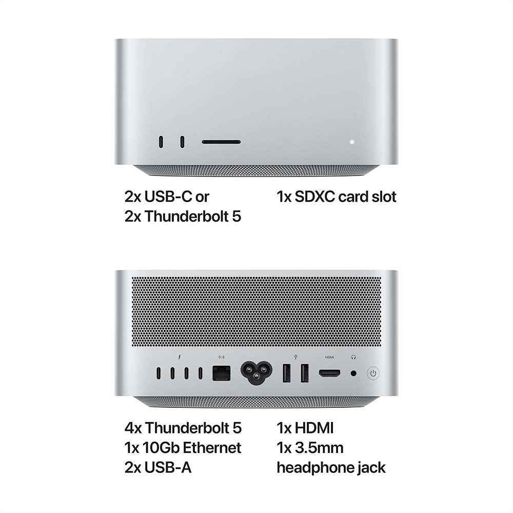 Mac Studio 28CPU-60GPU-96GB-1TB (M3 Ultra, Early 2025)