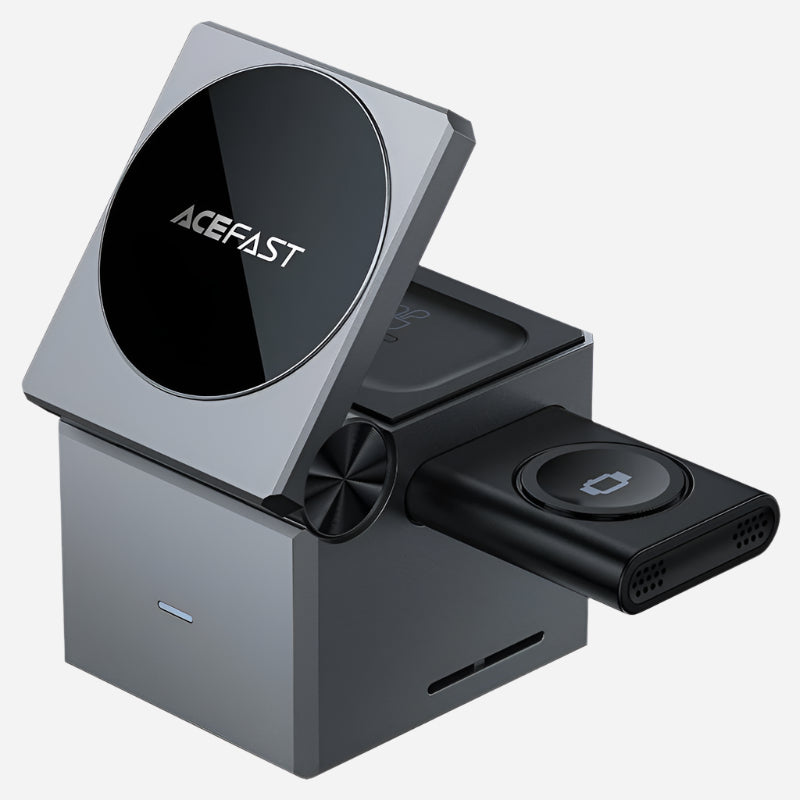 E18 Rubik's Cube 3-in-1 Wireless Charger Desktop Holder 23W