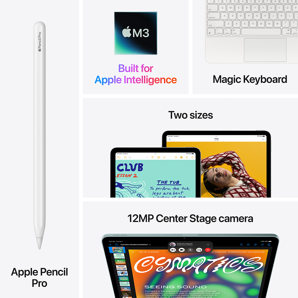 iPad Air 11-inch Wi-Fi + Cellular (M3, Early 2025)