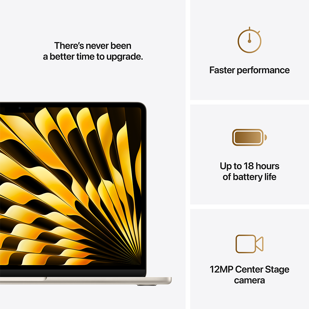 MacBook Air 13-inch 10CPU-10GPU-16GB-512GB (M4, Early 2025)