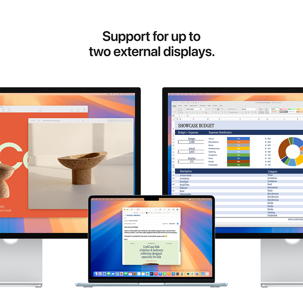 MacBook Air 13-inch 10CPU-10GPU-16GB-512GB (M4, Early 2025)