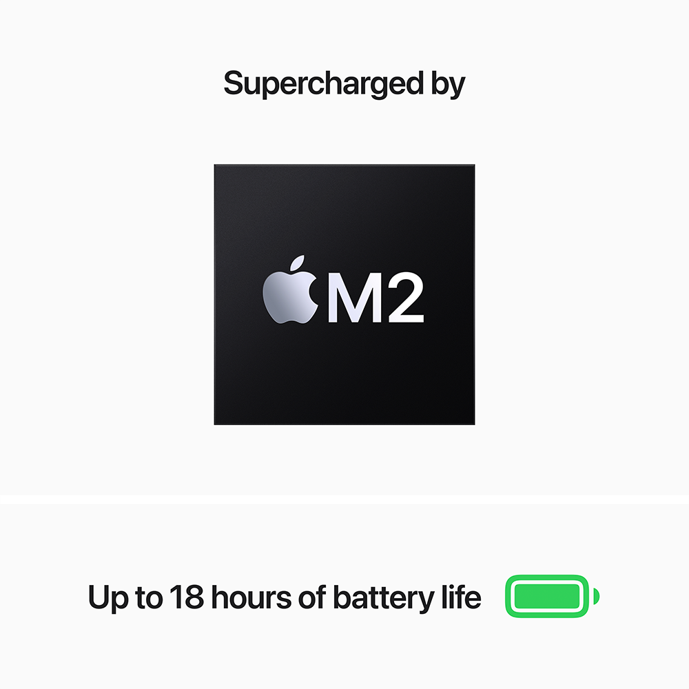 MacBook Air 13-inch M2 8-Core CPU-8-Core GPU-16GB-256GB (Late 2024)