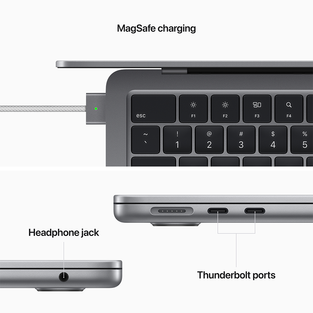 MacBook Air 13-inch M2 8-Core CPU-8-Core GPU-16GB-256GB (Late 2024)
