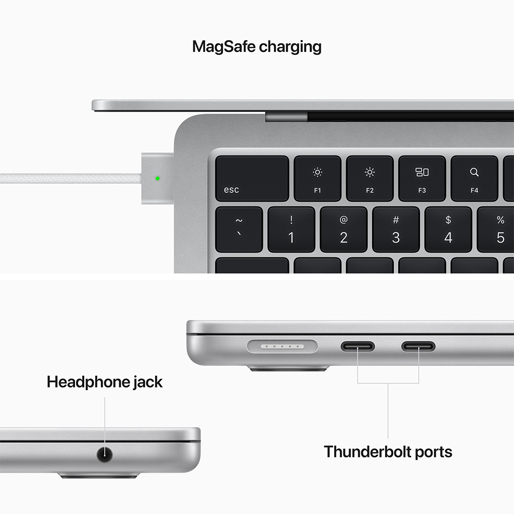 MacBook Air 13-inch M2 8-Core CPU-8-Core GPU-16GB-256GB (Late 2024)