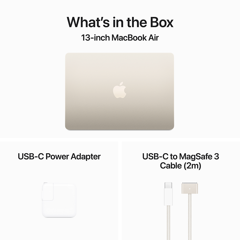 MacBook Air 13-inch M3 8-Core CPU-10-Core GPU-24GB-512GB (Late 2024)