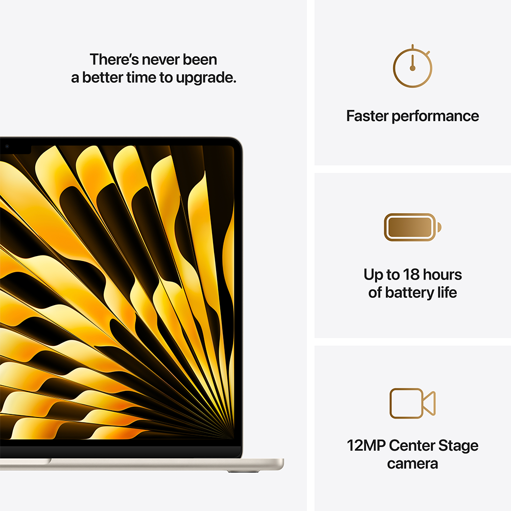 MacBook Air 15-inch 10CPU-10GPU-24GB-512GB (M4, Early 2025)