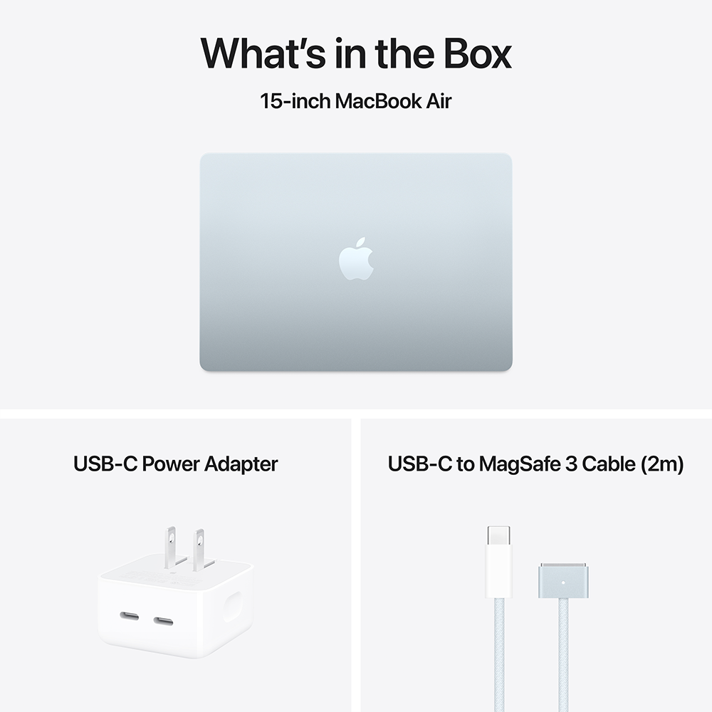 MacBook Air 15-inch 10CPU-10GPU-24GB-512GB (M4, Early 2025)