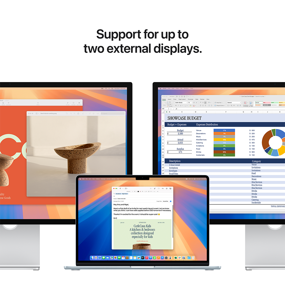 MacBook Air 15-inch 10CPU-10GPU-24GB-512GB (M4, Early 2025)