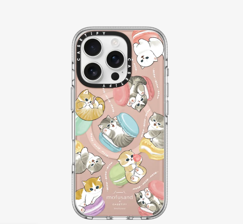 Mofusand MagSafe Clear Case for iPhone 16 Series