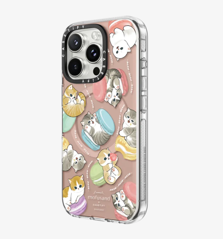 Mofusand MagSafe Clear Case for iPhone 16 Series
