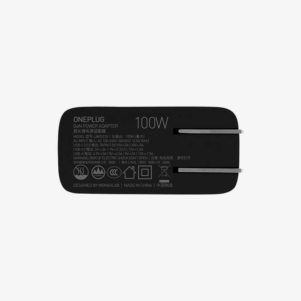 OnePlug 4 Port Gan Charger 100W