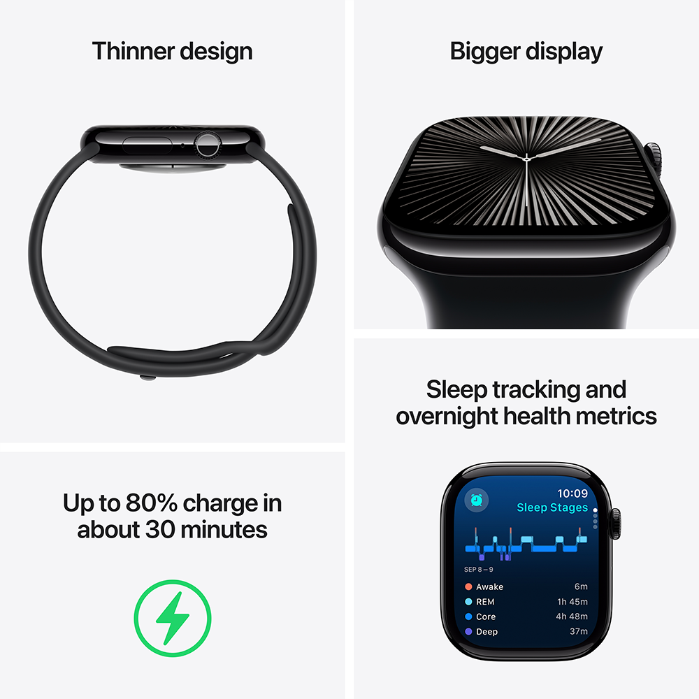 Watch Series 10 GPS + Cellular Aluminium Case Sport Loop
