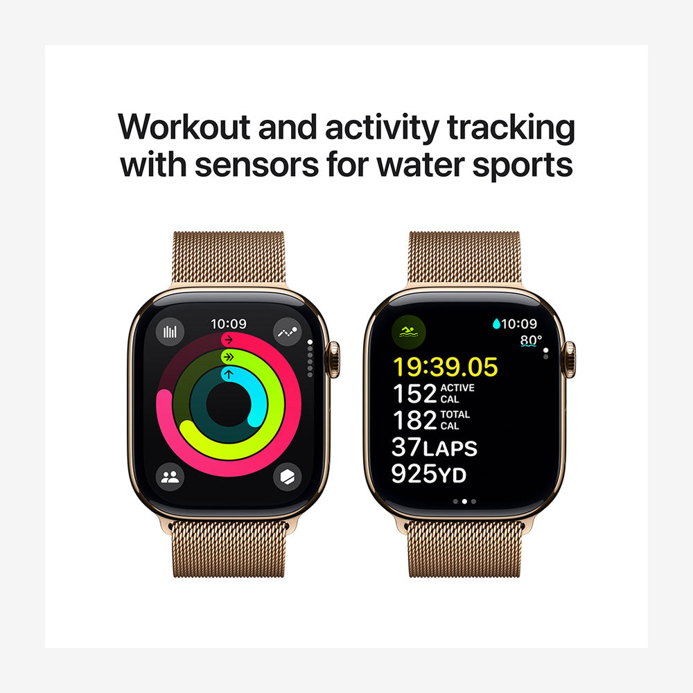 Watch Series 10 GPS + Cellular Titanium Case Milanese Loop