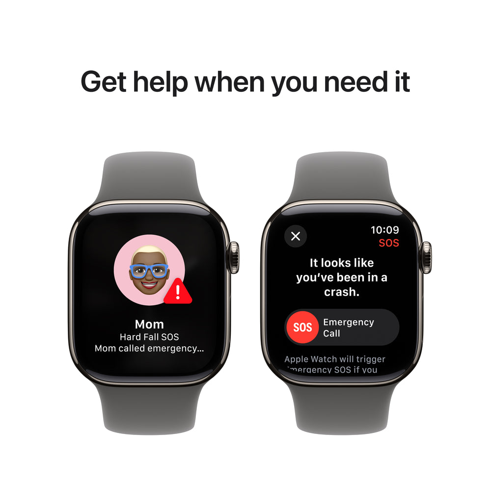Watch Series 10 GPS + Cellular Titanium Case Sport Band