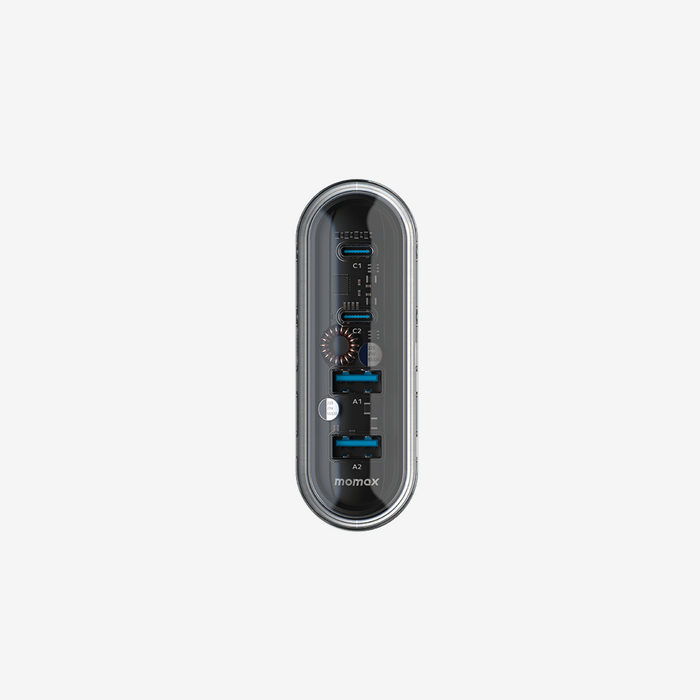 1-Charge Flow 4-Port 80W GaN Desktop Wall Charger