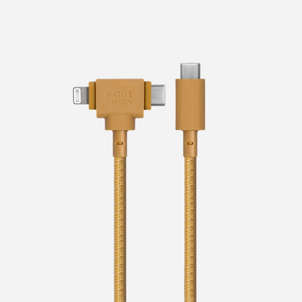 Belt Cable Duo USB-C to USB-C & Lightning