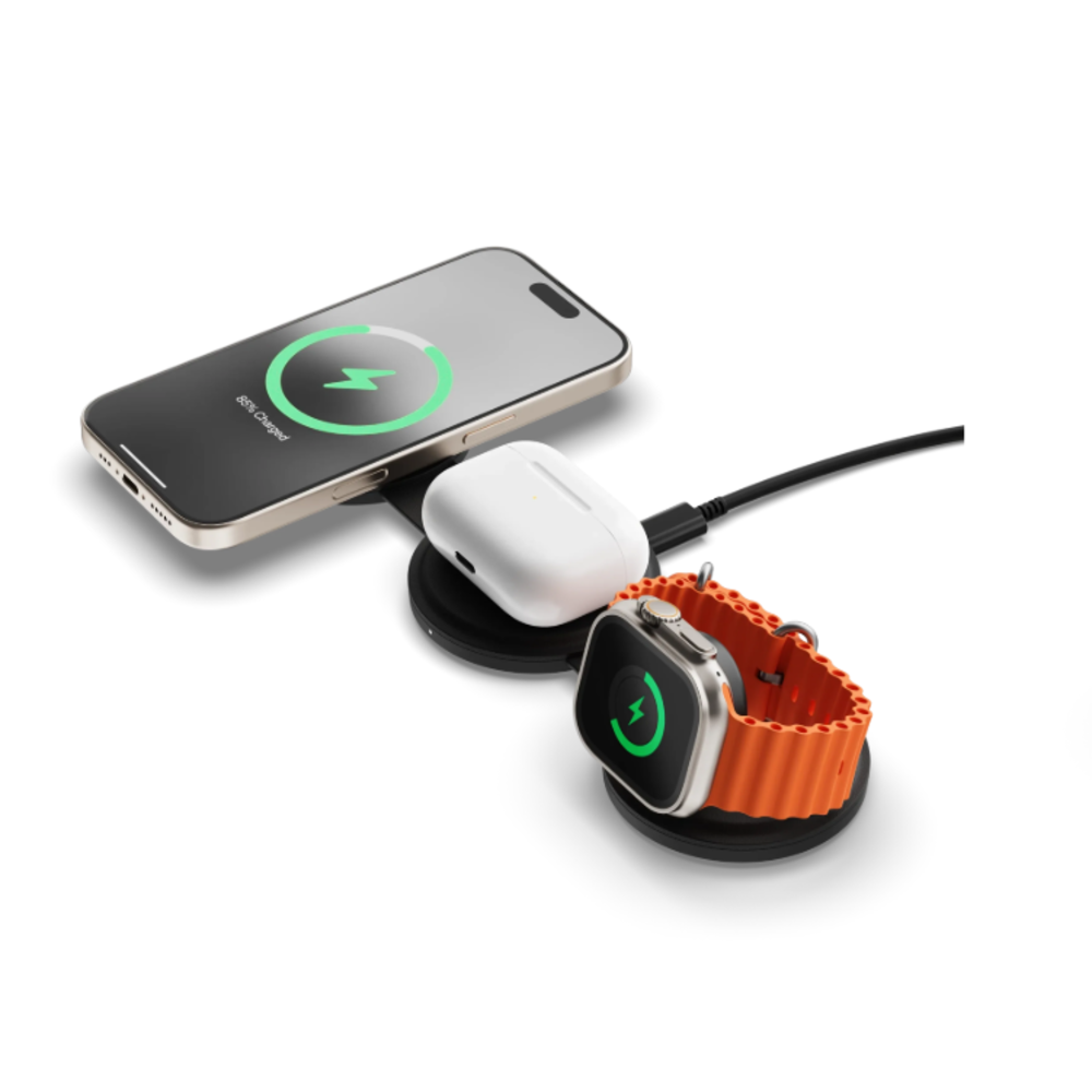 OntheGo 3-in-1 Wireless Charger 15W