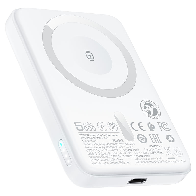 M25 PD20W Magnetic Fast Wireless 5000mAh