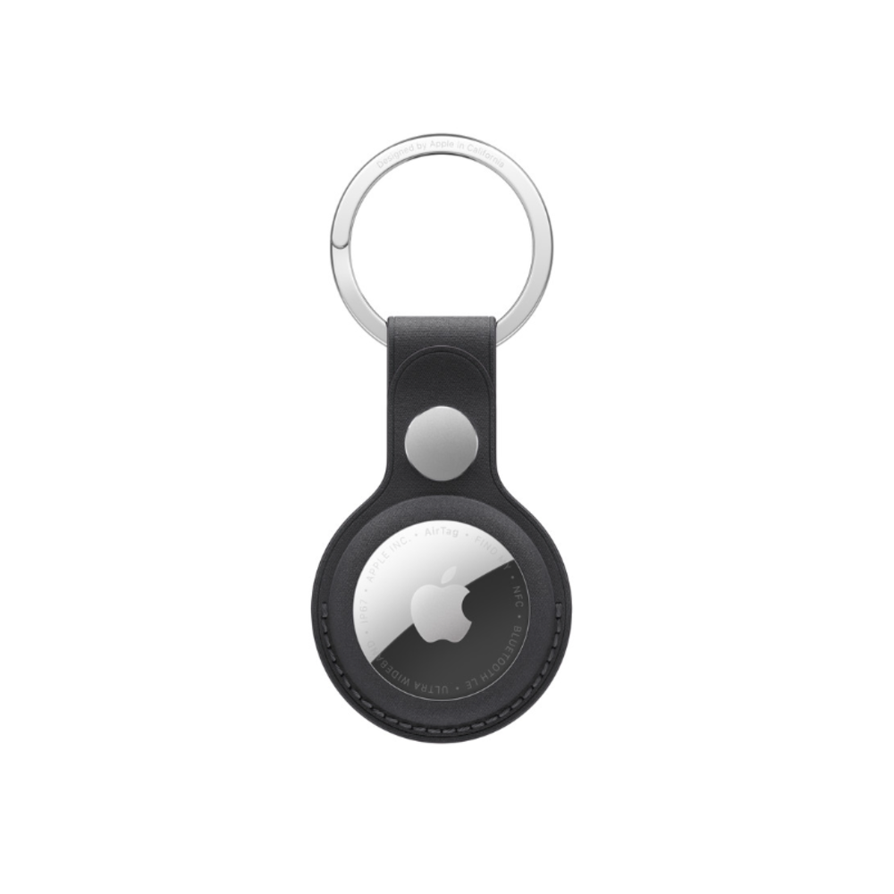 AirTag FineWoven Key Ring - Black