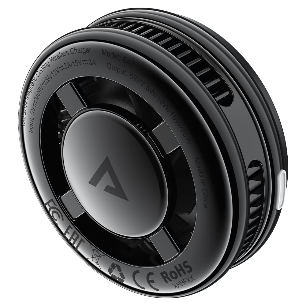 Aircharge E47 Wireless Cooling Magnetic Qi2 25W