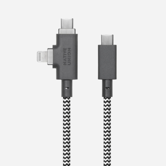 Belt Cable Duo Pro 240W USB-C to USB-C & Lightning