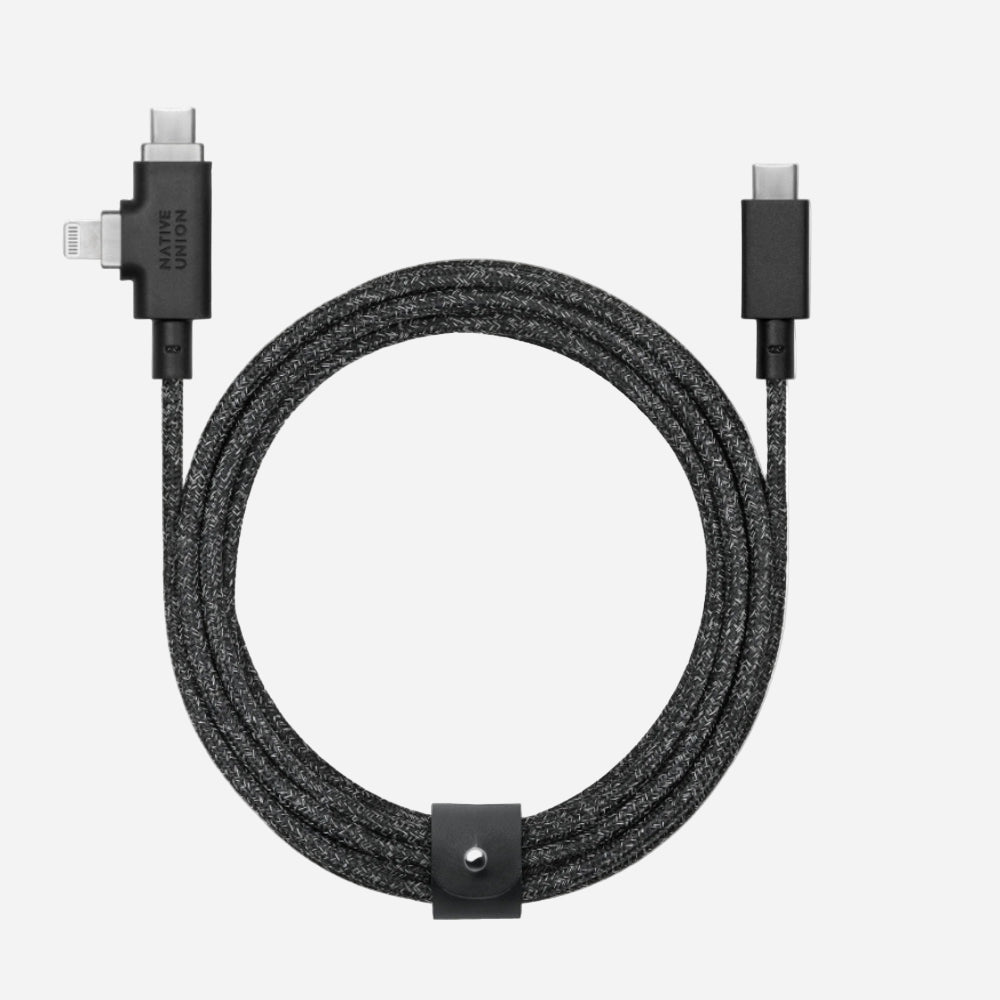 Belt Cable Duo Pro 240W USB-C to USB-C & Lightning