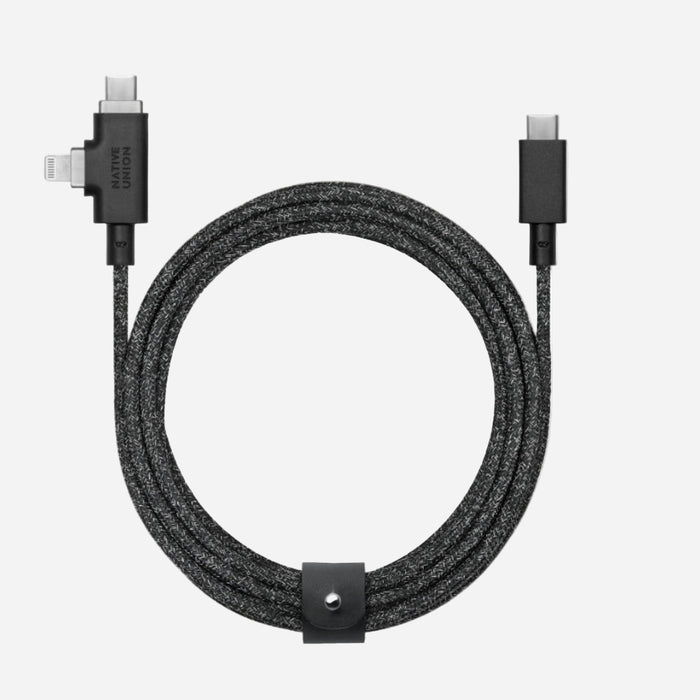 Belt Cable Duo Pro 240W USB-C to USB-C & Lightning