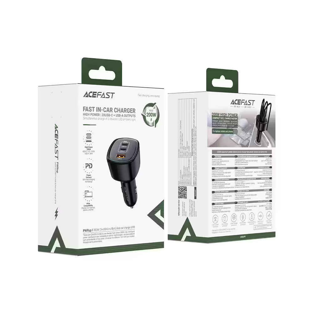 PWRup B18 3-Port Car Charger