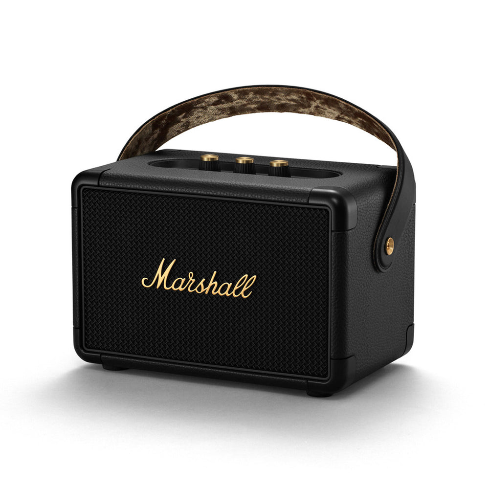 Kilburn II Bluetooth Speaker - Black and Brass