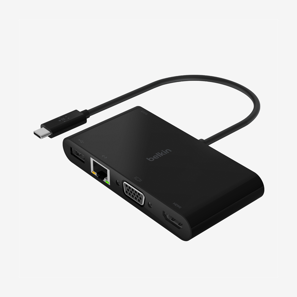 USB-C Multimedia + Charge Adapter 100W