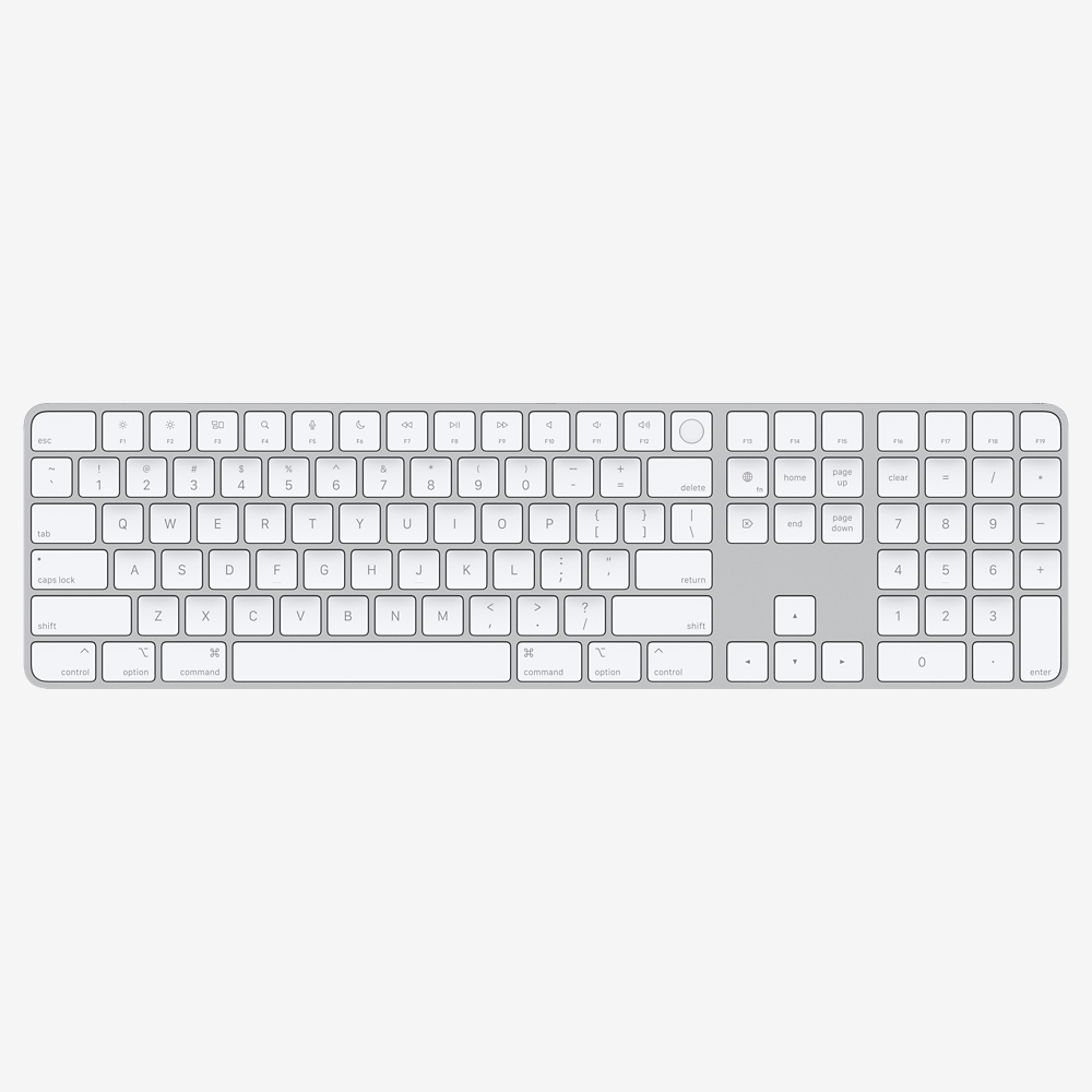 Magic Keyboard with Touch ID and Numeric Keypad
