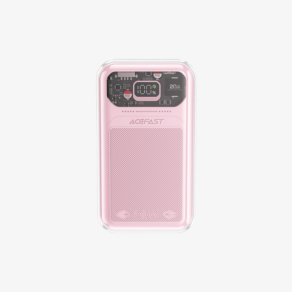 Crystal Series M2 Fast Charge Powerbank 30W