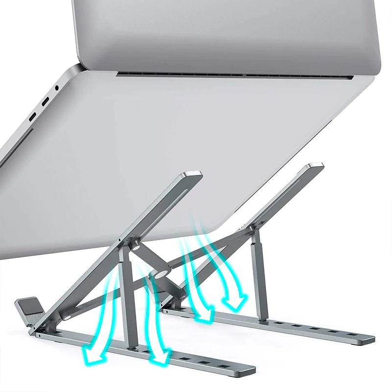 Aluminum Foldable Laptop Stand XL Version