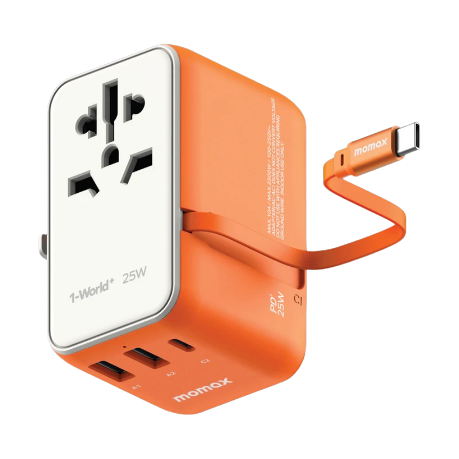 1-World 3-Port Wall Chargers 25W