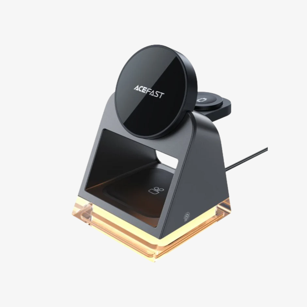 Aircharge E17 3-in-1 Wireless Charger - Black