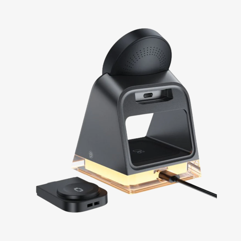 Aircharge E17 3-in-1 Wireless Charger - Black