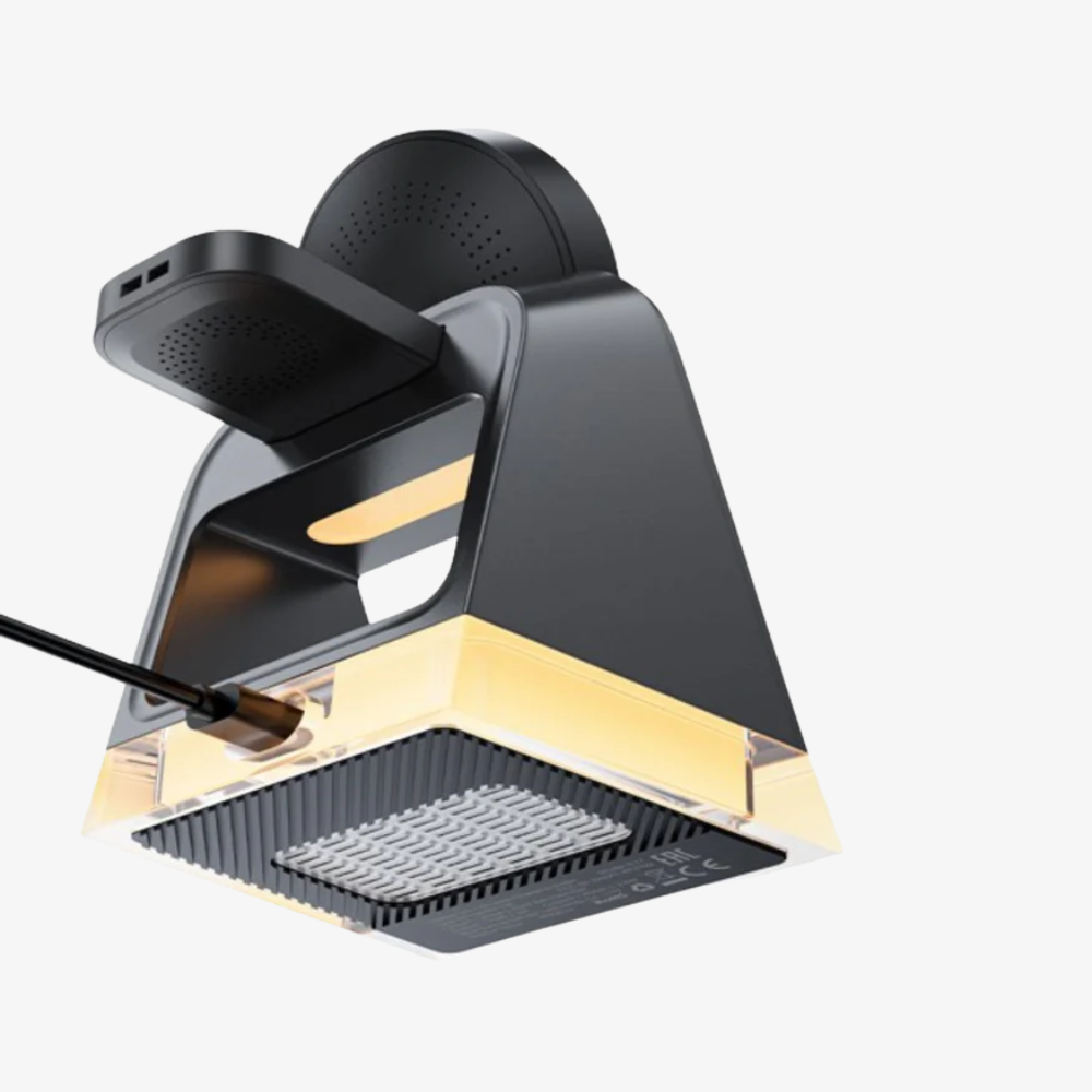 Aircharge E17 3-in-1 Wireless Charger - Black