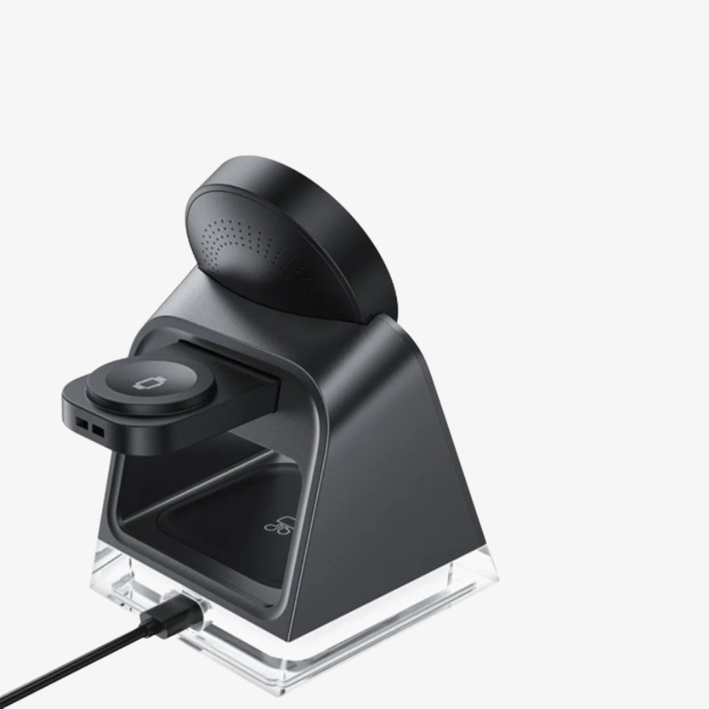 Aircharge E17 3-in-1 Wireless Charger - Black