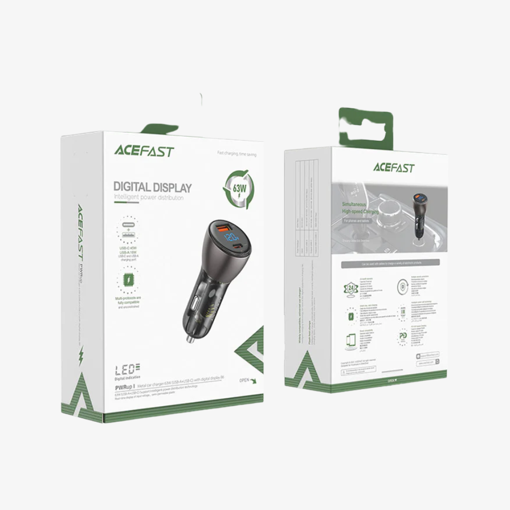 PWRUP B6 Car Charger 63W
