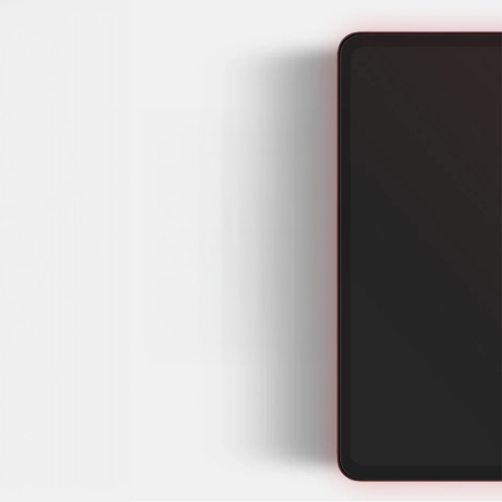 Red Light Converter Glass Screen Protector for iPad