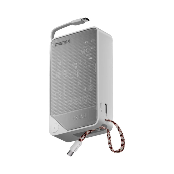 1-Power X⁺ 20000mAh Battery Pack with Dual Built-In USB-C Cables