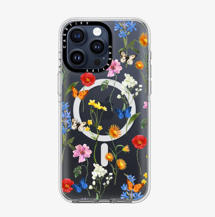 Clear Case MagSafe Floral for iPhone 15 Series - Ditsy Floral