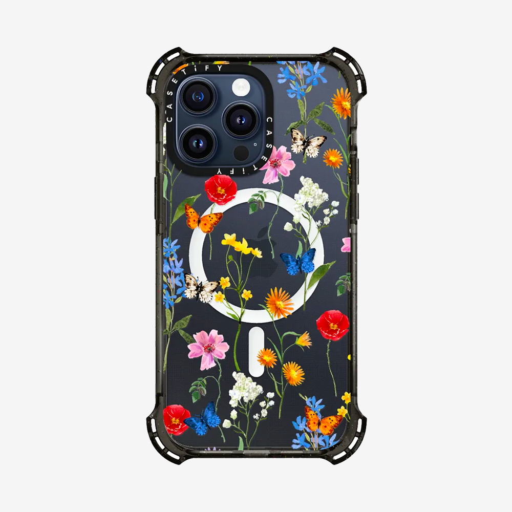 Clear Case MagSafe Floral for iPhone 15 Series - Ditsy Floral