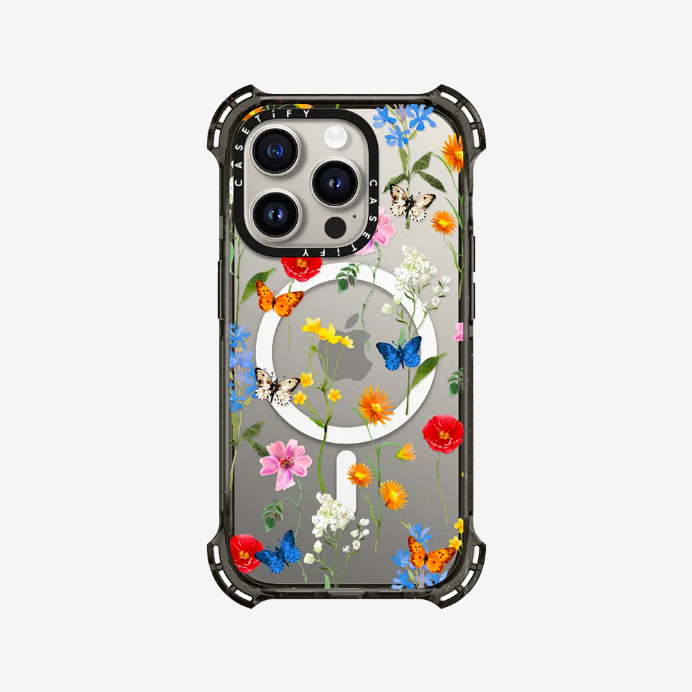 Clear Case MagSafe Floral for iPhone 15 Series - Ditsy Floral