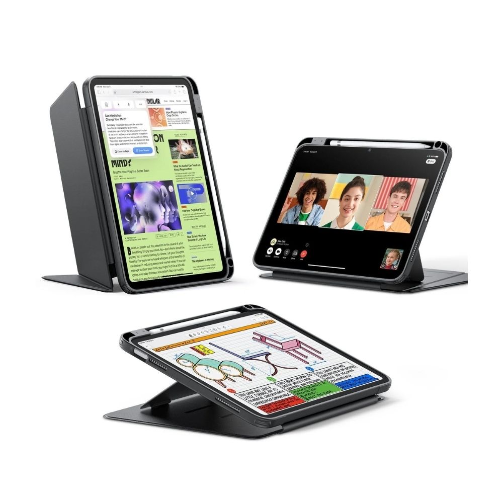 Flip Magnetic Case with Pen Holder for Apple iPad 11" (A16) 2025