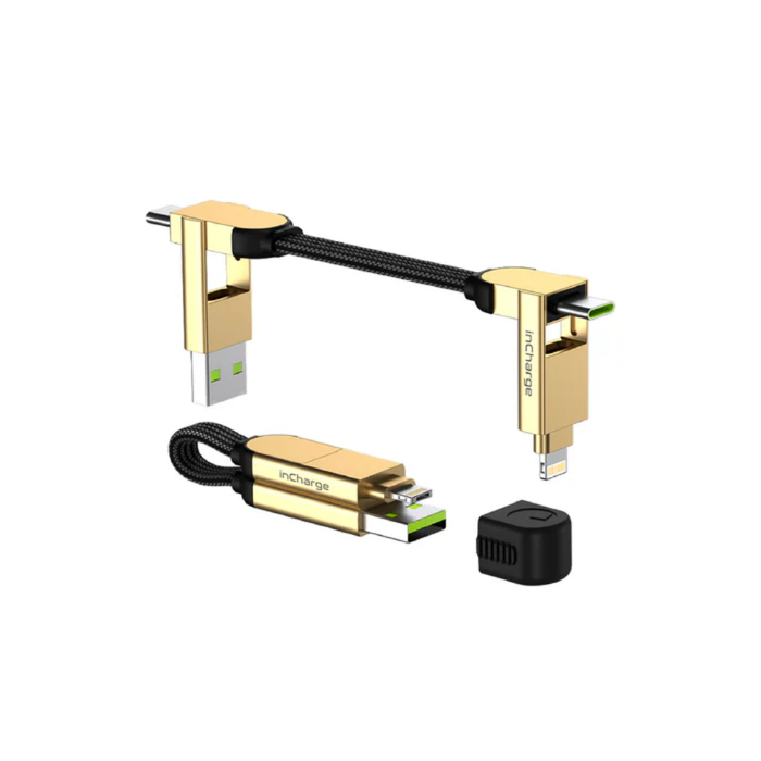 inCharge X Multi Tip 4-in-1 Cable 100W (14.5cm)