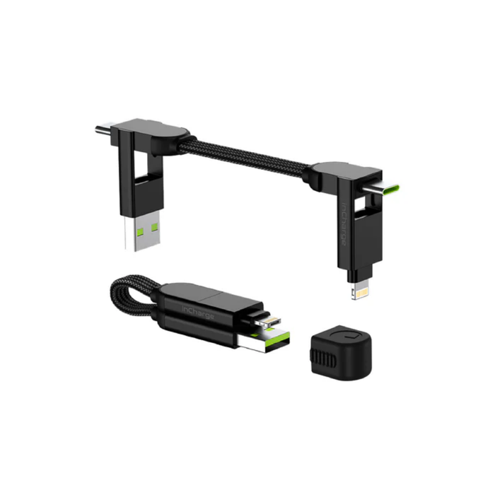 inCharge X Multi Tip 4-in-1 Cable 100W (14.5cm)