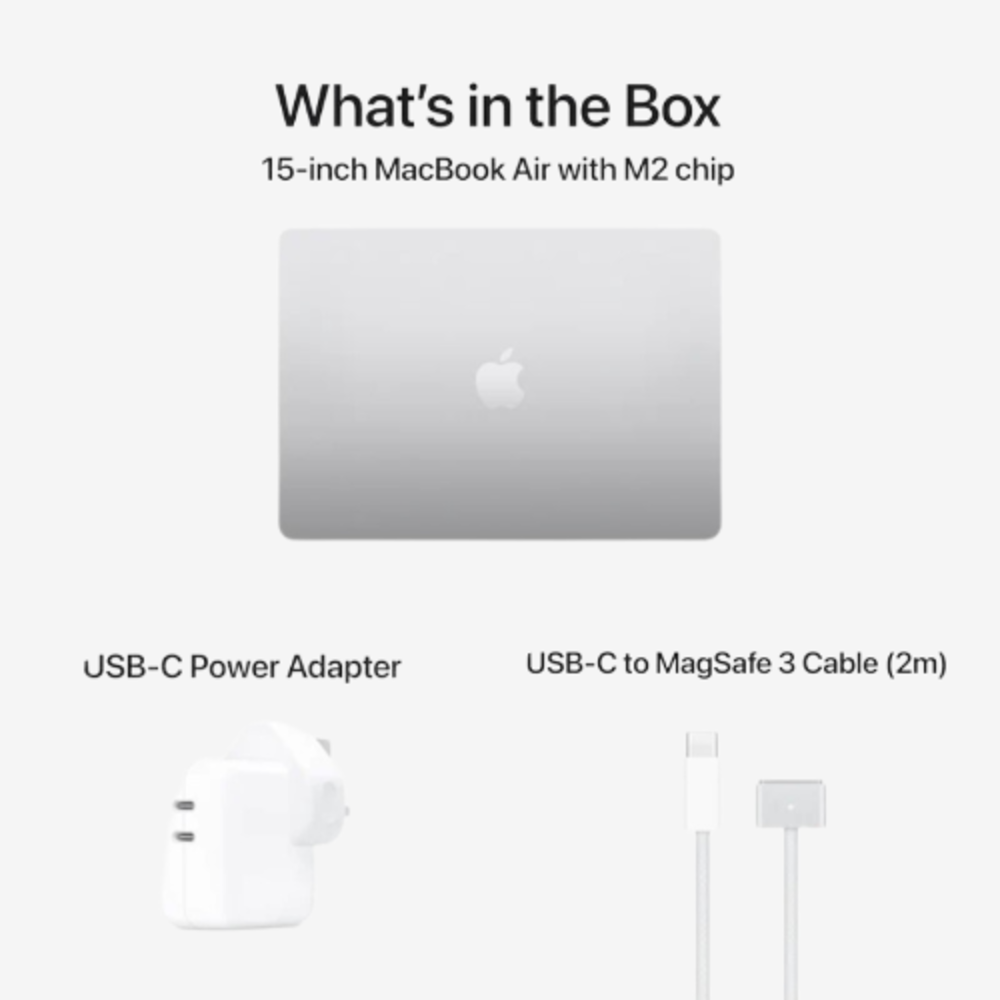 MacBook Air 15-inch M2 Chip 8-Core CPU 10-Core GPU 8GB